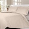 Dream Bell 300tc Cotton King Size 3pcs Bedsheet Set - Beige