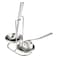 Stainless Steel Double Bowl Spoon Rest