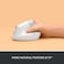 Logitech Lift Vertical Ergonomic Mouse, Wireless, Bluetooth or Logi Bolt USB receiver, Quiet clicks, 4 buttons - Off White