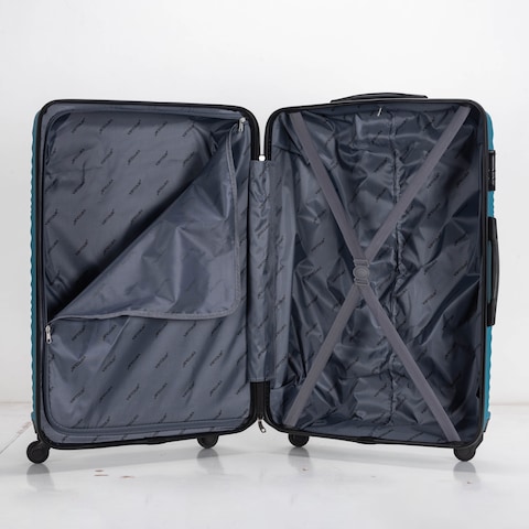 Set of 4 ABS Trolley Luggage With Number Lock 20,24,28,32 Inches