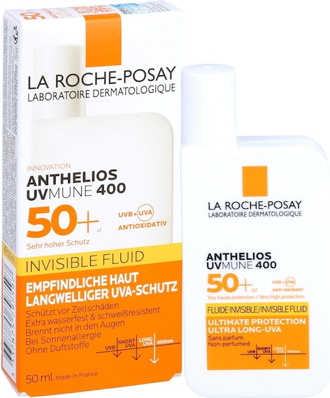 La Roche Posay Anthelios UVmune 400 Fluide Invisible SPF50+, 50ml