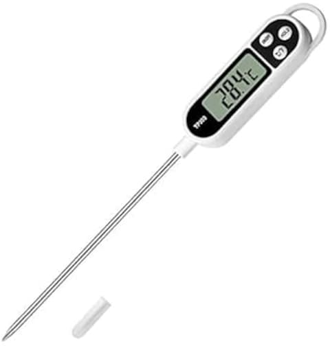 ABBASALI Meat Food Candy Thermometer Probe Instant Read Thermometer Digital Cooking Kitchen BBQ Grill Thermometer with Long Probe for Liquids Pork Milk Yogurt Deep Fry Roast Baking Temperature Online ...