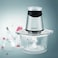 Crownline GC-275 Food Chopper/Mincer/Grinder, 2-Speed, Glass bowl: 1.8L, 4-SS Blades, 220-240V, 50-60Hz, 300-500W