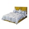 In House Granada Velvet Bed Frame - King - 200x200 cm - Gold