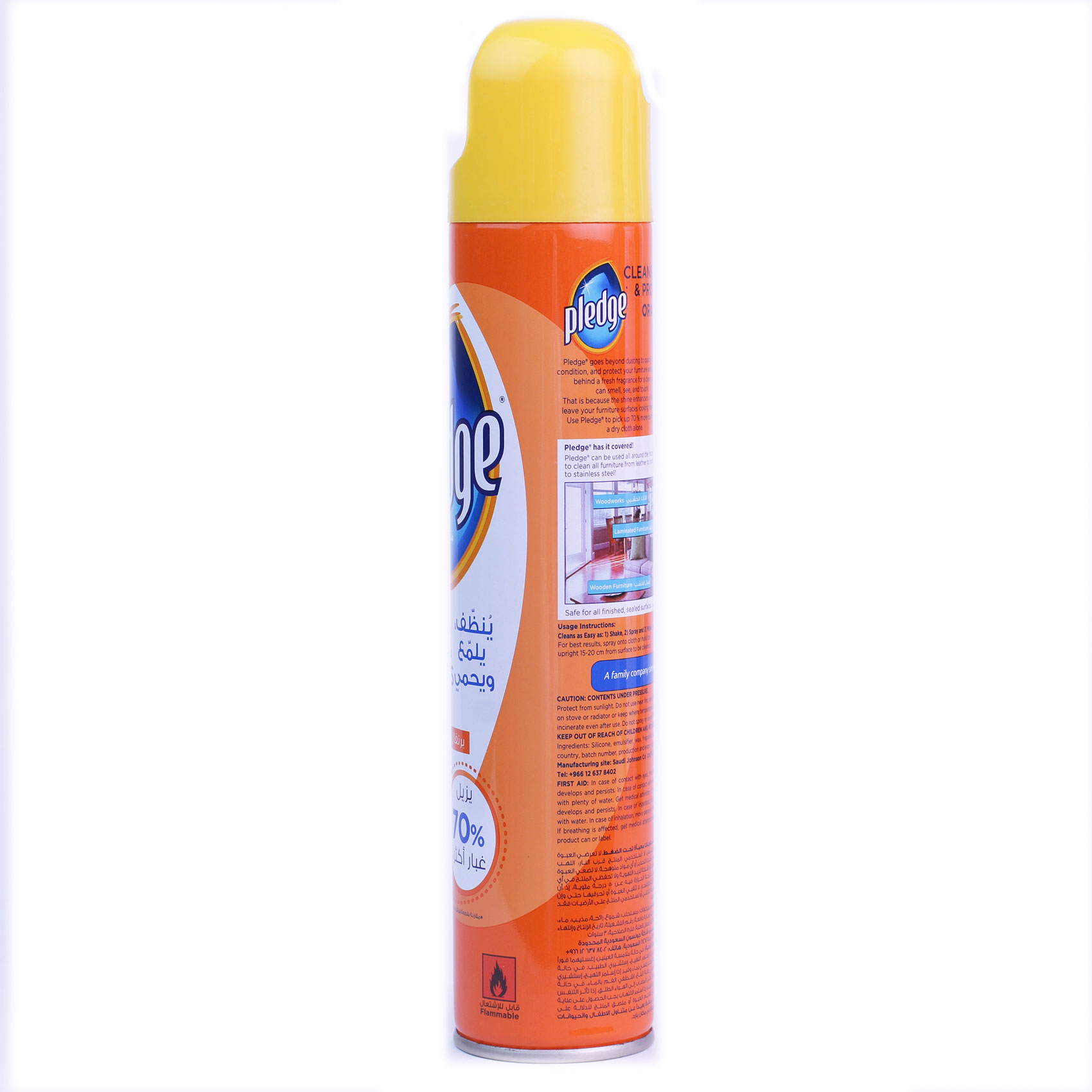 Pledge Furniture Polish Orange 300 Ml