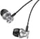 Green Lion Metal Earphone 1.2M Cable Length, Premium Sound, Hi-Fi Audio, Powerful Bass, 10mm Call - Earphone (Black)
