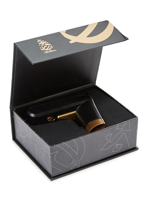 Generic Bakhoor USB Rechargable Electric Incense Burner Black/Gold 11.5cm