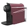Cador Prima Italian Espresso Machine Burgundy