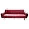 In House Montella 2 In 1 Sofabed Velvet Upholstered - Dark Pink
