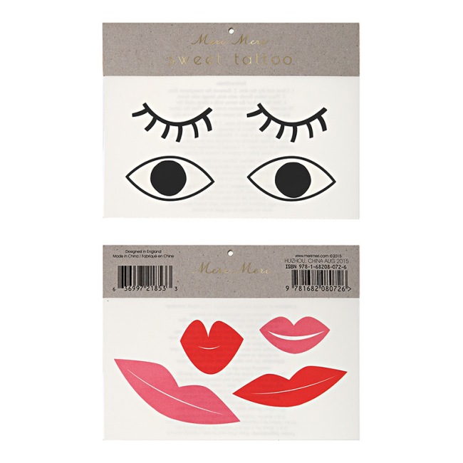 Eyes &amp; Lips Tattoos