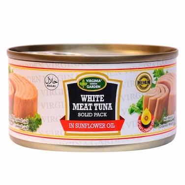 Virginia Green Gardens White Meat Tuna In Sunflower Oil 185G  - Canned Fish