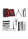 18-Piece Nail Clippers Manicure Pedicure Set Black 15.5centimeter