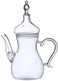 Lushh Heat-resistant high borosilicated Arabic Style Clear Glass Teapot 1000 ML