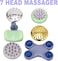 Sky Land Massager With Multi Head, Gray- Em4161