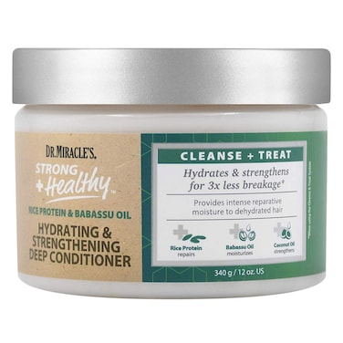 Dr. Miracles Strong + Healthy Hydrating And Strengthening Deep Conditioner 340g