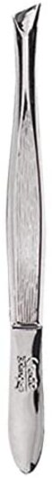 Credo Tweezer 3" Lopsided Nickel Plated, 1 Pc
