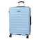 Cosmo Rover 8 Wheel Hard Luggage Trolley Blue 50cm