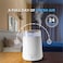 AFRA Cool Mist Ultrasonic Humidifier, 4 Liter, Top Fill, Touch Control, LED Lighting, Timer, User-Friendly Design, 2 Year Warranty.
