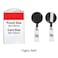 Generic Card Holder with Reel badge Black