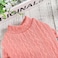 Hong Pet Wave Striped Clothes Knitted Shirt - Rose Red M