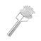 Generic-Silver Silver 1 Potato Masher Stainless Steel Heavy Duty Integrated No Bending No Rusting Non-slip Food Masher for Bean Vegetable Fruits