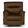 In House Velvet Rocking &amp; Rotating Recliner Chair - Brown - AB01