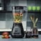Geepas 3 In 1 Blender, Powerful Motor 400W, GSB44034, Stainless Steel Cutting Blades, Six Speed with Pulse Function, 1.8L Jar Juice Extractor For Whole Fruits Vegetables, Ice Crusher