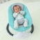 Toddler Infant Comfort Swing Chair Soft Toddler Cradle Seat Baby Rocker with Bluetooth/Remote Control Music From Newborn. (Green,1911)
