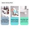 HEXAR&reg; 3 Tier Over the Toilet Rack, Stainless Steel 30kg Capacity Bathroom Shelf, Space Saving Bathroom Stand Organizer Over the Toilet Storage