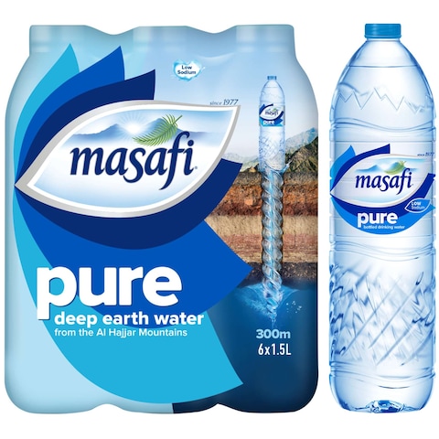 Masafi Pure Drinking Water 1.5L Pack of 6