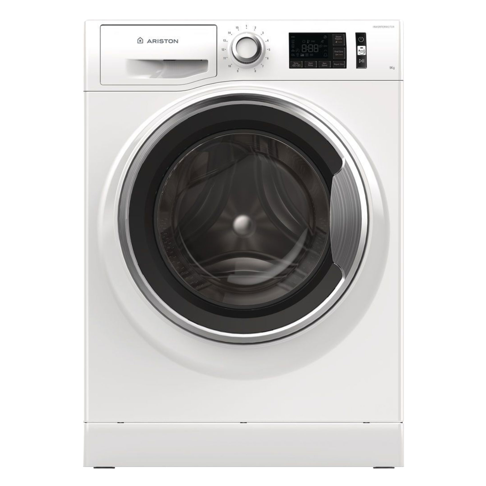 Ariston Front Load Washing Machine 9 Kg 1400 RPM NLM11946WCAGCC White Color