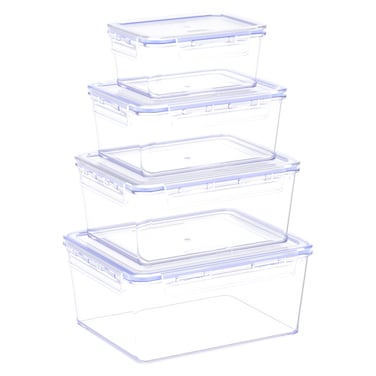 لوك تو جو علبة تخزين طعام  4 قطع