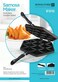Royalford Samosa Maker- RF10745, Double-Sided, Non-Stick Die Cast Aluminum Samosa Maker With Bakelite Handle, Highly Durable With Silicone Sealing Ring, Black