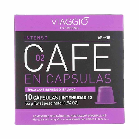 Viaggio Espresso Intenso Coffee Capsules - 10 Capsules