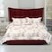 In House Milano Velvet Bed Frame - King - 200x180 cm - Burgundy