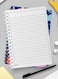 Lowha Spiral Notebook With 60 Sheets And Hard Paper Covers With Boho Clouds Rain &amp; Rainbow Design, For Jotting Notes And Reminders, For Work, University, School