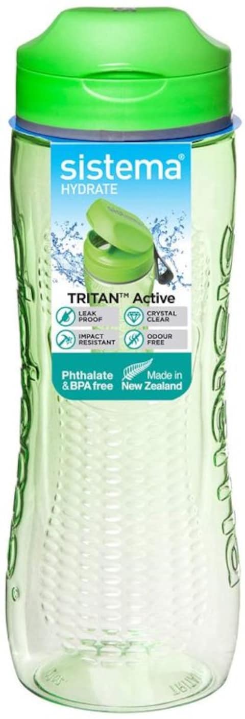 Sistema Tritan Active Water Bottle 800ML Green