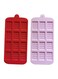 2 pack X Thin Mini Waffle Mold Chocolate DIY Tray Mould Silicone Party maker