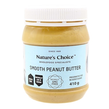 Natures Choice Smooth Peanut Butter 410g