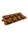 Liying Multipurpose Silicone Baking Mould Brown 10x22x1centimeter