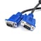 TV-Out Cable 15 Meter 15 Pin Male to Male VGA Cable for Connecting Laptop PC to Monitor LCD LED TV &amp; DVR 2-PACK