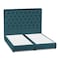 In House Lujin Linen Bed Frame - Queen - 200x150cm - Turquoise