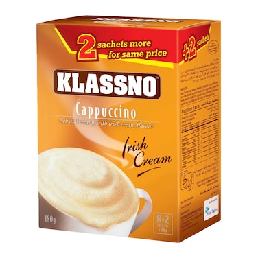 Klassno Irish Cappuccino 18g X10