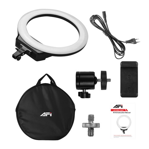 Generic-16 Inch LED Ring Light for Phone and Camera 38W Stepless Dimmable 3200K-6500K Lighting kit with Phone Holder Carrying Bag for YouTube Video ing Live Streaming Makeup Portrait Selfie