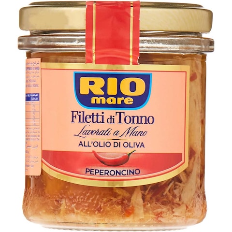 Rio Mare Tuna Fillets With Chilli Pepper In Olive Oil 130g