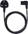 IEC C13 90 Degree to UK Plug Kettle Lead L type Cable 1.5M