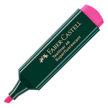 Faber Castell 154828 Pink Refillable Textliner  Highlighter