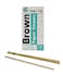 Straight Paper Straws Brown 197mm*6mm 250Pcs