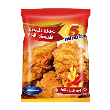 خلطة الدجاج المقرمش 5 مينتس، حار - 200 جم