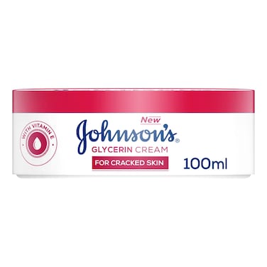 Johnson&#39;s  Glycerin Cream For Cracked Skin, Vitamin E Infused 100ml